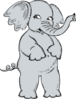 Girl Elephant Clip Art
